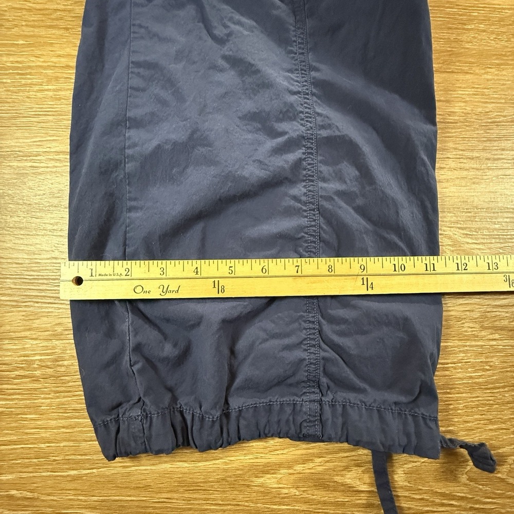 Aerie Pants Women's M Blue Cargo Parachute Wide Leg Lightweight Casual Y2K Style - Picture 8 of 9